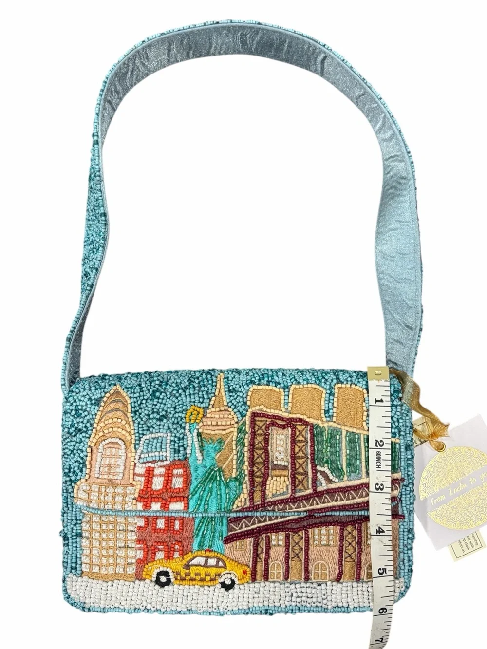 NWT: *Viral* New York City Beaded Bag 🚕🗽 From India to You  🚕🗽